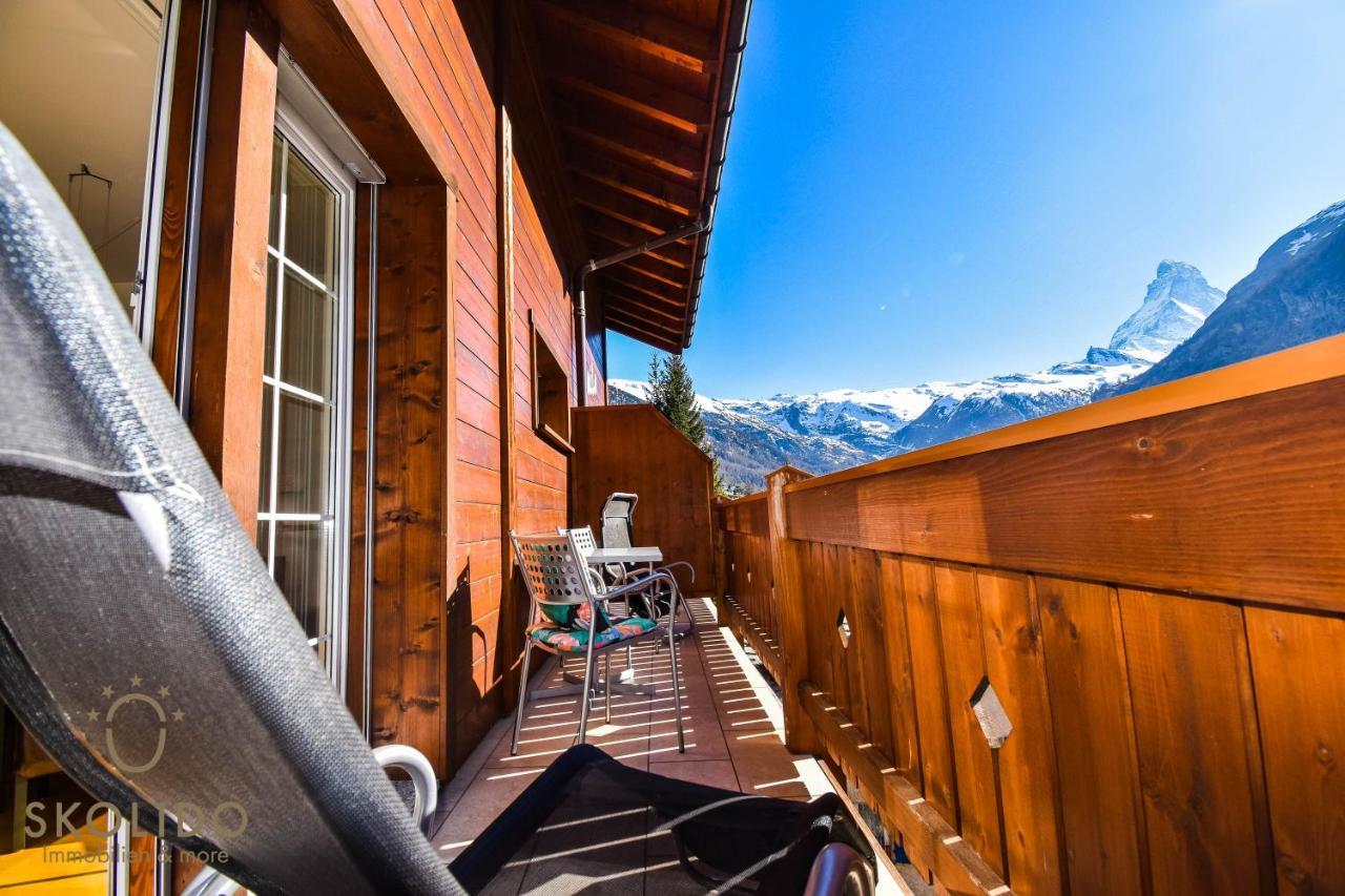 Wohnung In Zermatt Mit Postkarten Matterhornblick 외부 사진