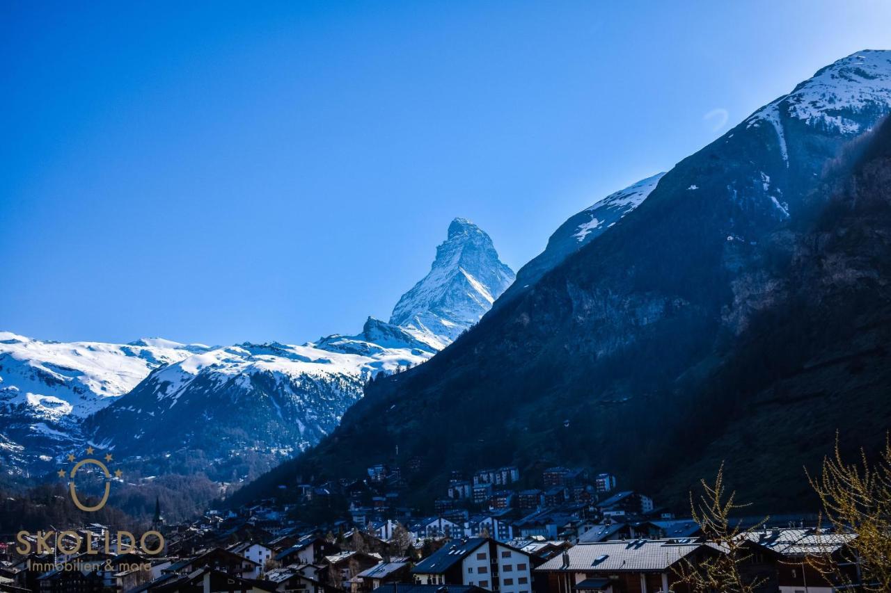 Wohnung In Zermatt Mit Postkarten Matterhornblick 외부 사진